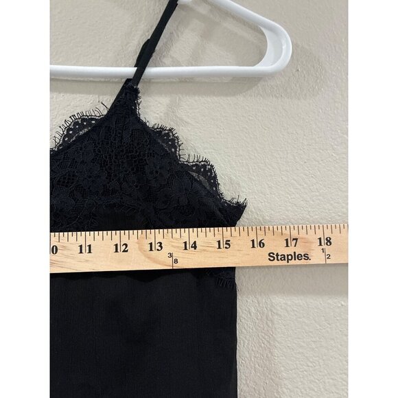 Abercrombie & Fitch Women's Black Lace Cami Tank Top size xxs simple - Picture 3 of 6